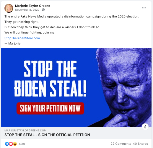 image of facebook post