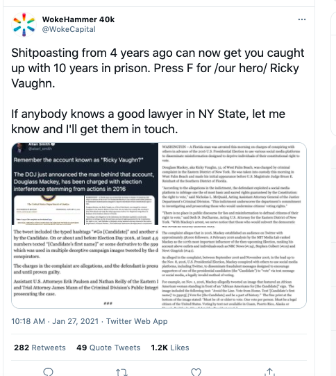 ricky vaughn wokehammer