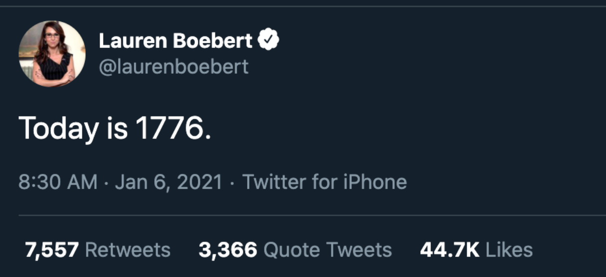 Lauren Boebert 1776
