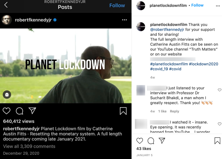 Planet Lockdown YouTube channel confirmation