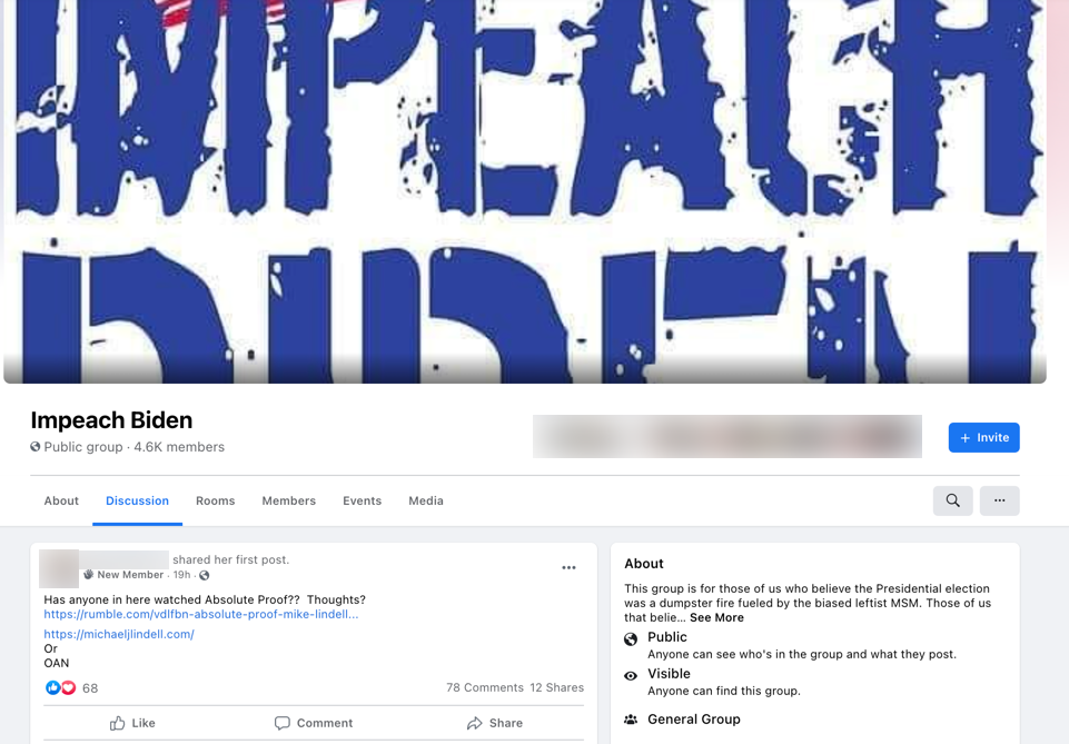 image of facebook post