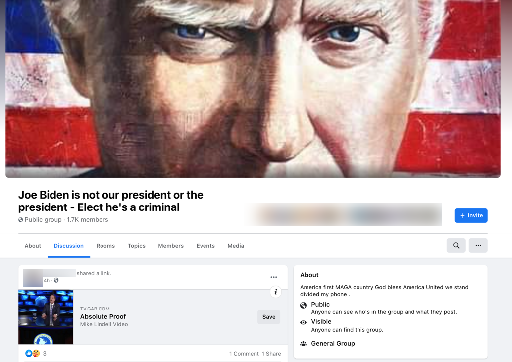 image of facebook post