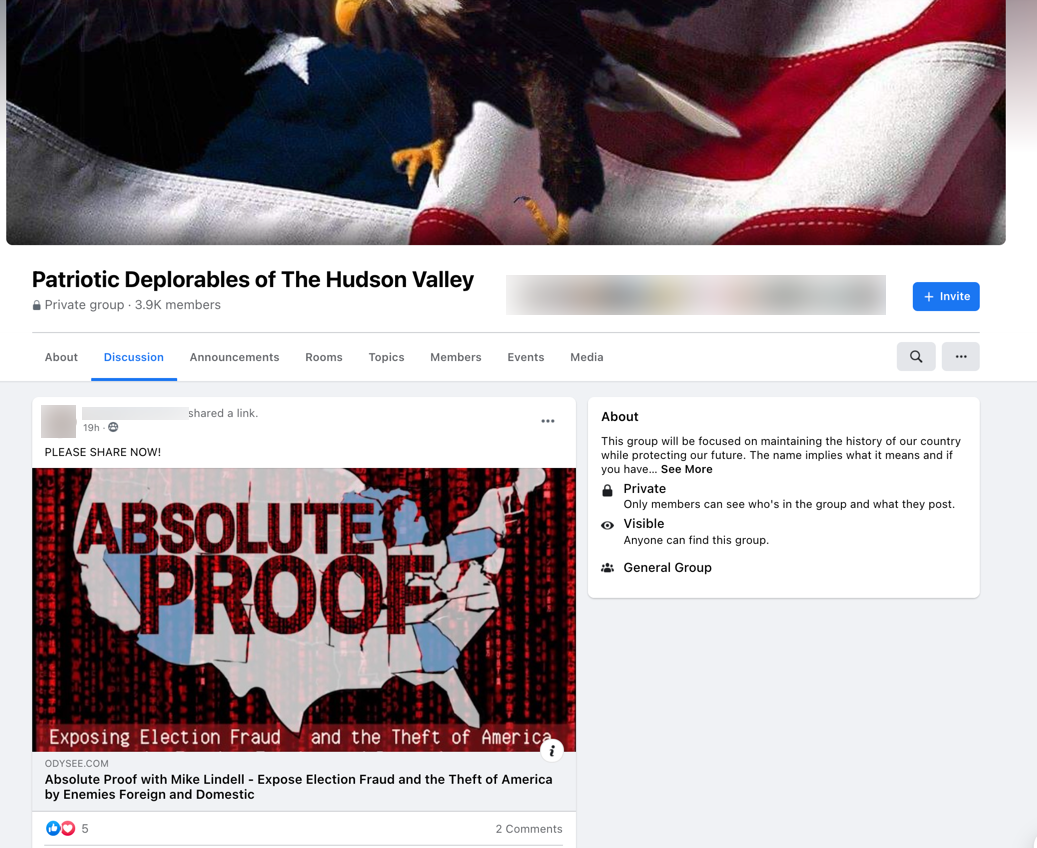 image of facebook post