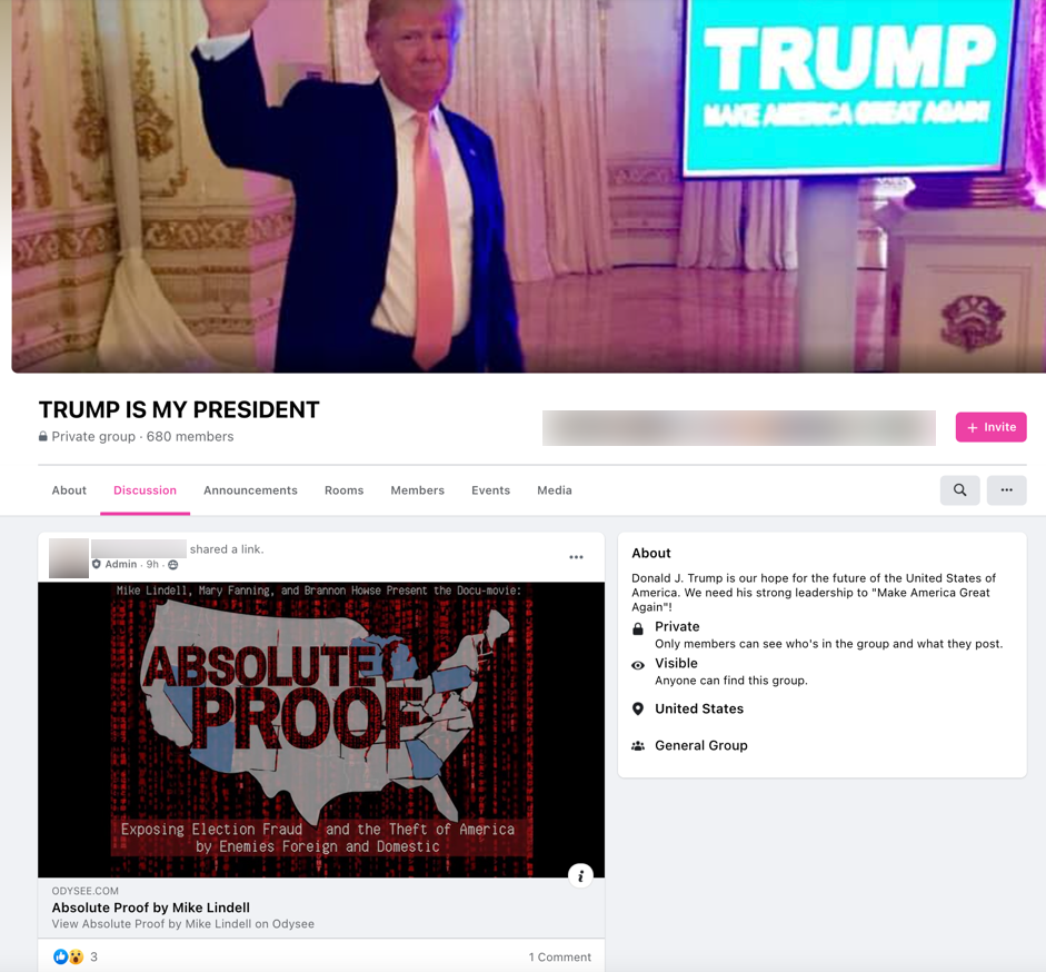 image of facebook post