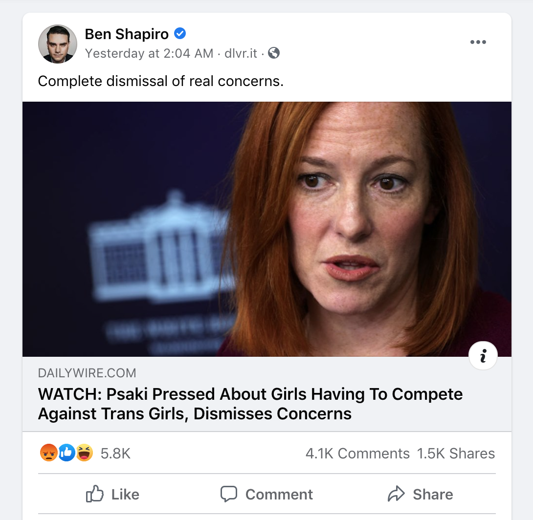 Shapiro 2 FB engagement WH briefing 