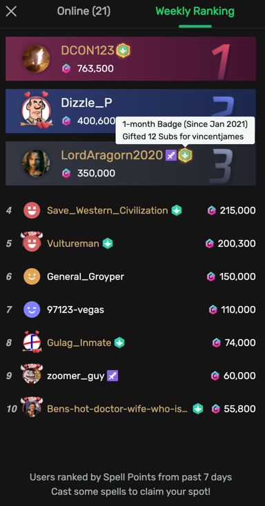 Vincent James Trovo subs