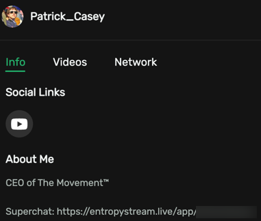 Patrick Casey Trovo entropy