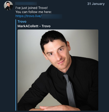Mark Collett Trovo joining