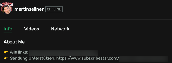 Martin Sellner Trovo fundraising