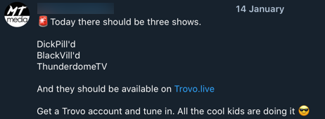 MurderTheMedia Trovo joining