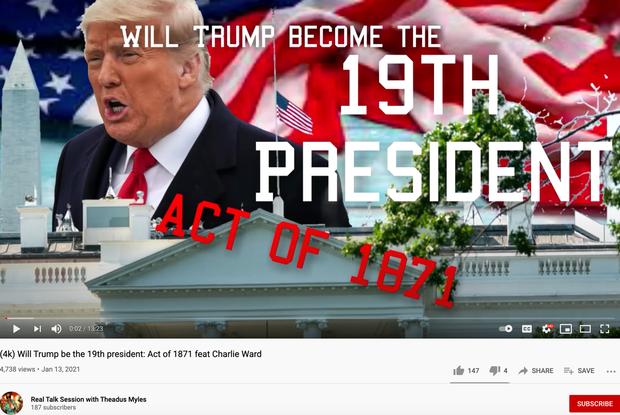 YouTube QAnon March 4 video9