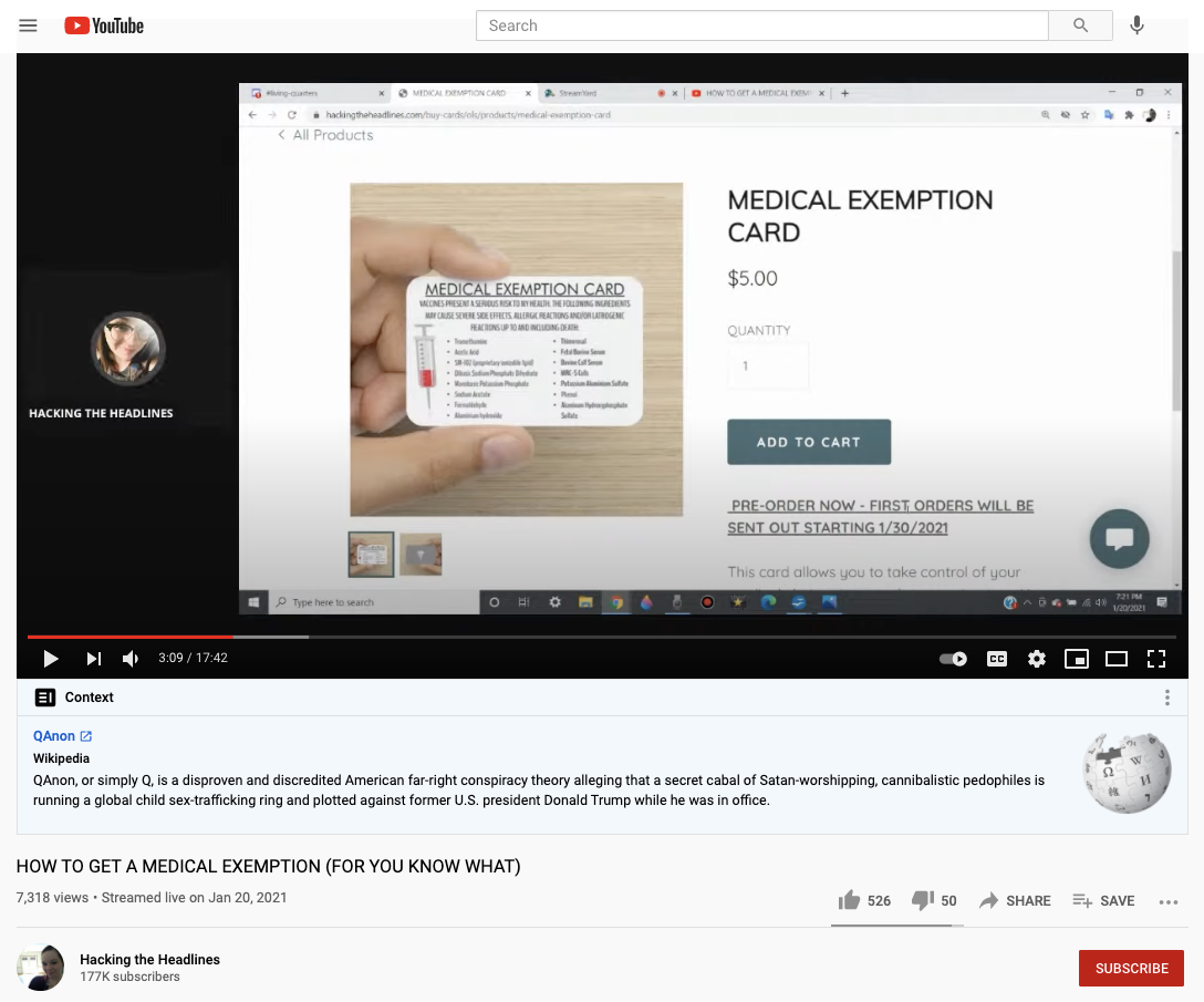 image of YouTube video
