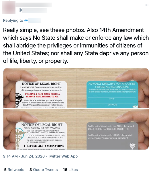 image of tweet