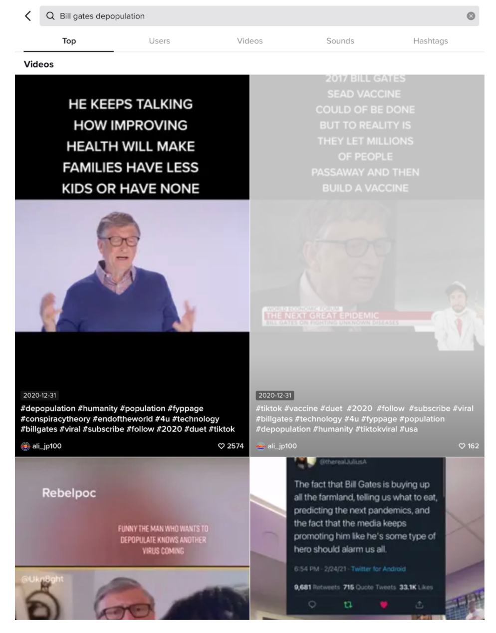 Bill Gates depopulation