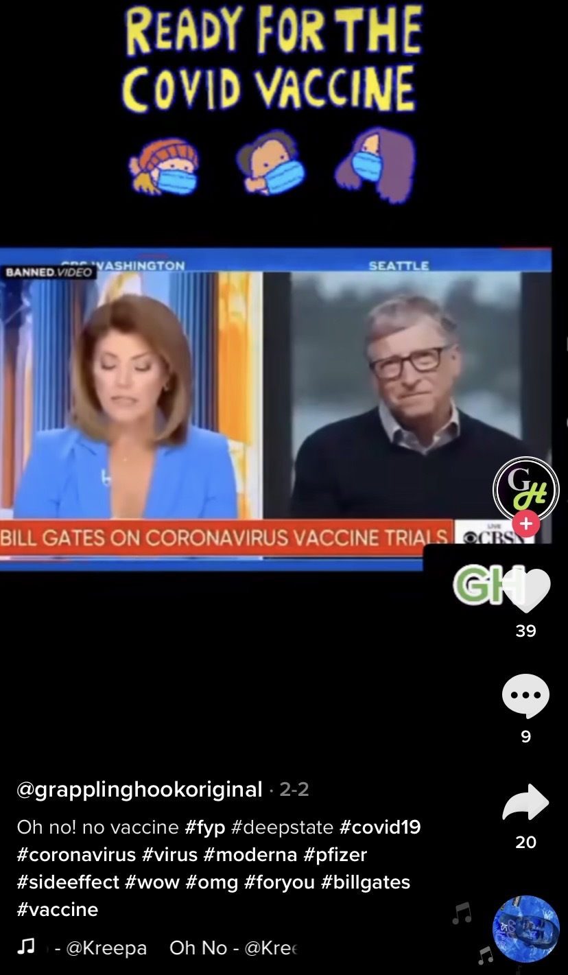 grapplinghook Moderna vaccine tiktok