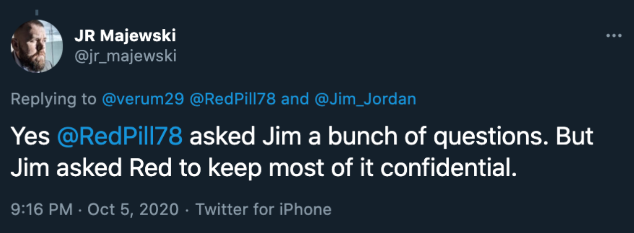 jim jordan said confidential things 