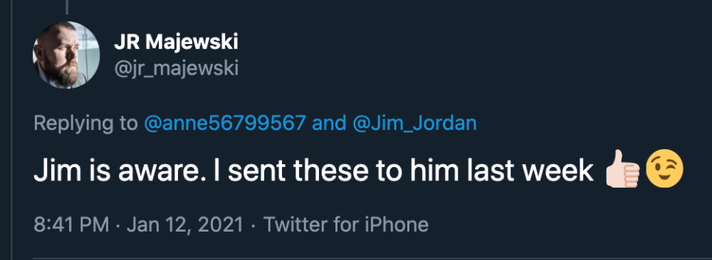 jim jordan majewski friends