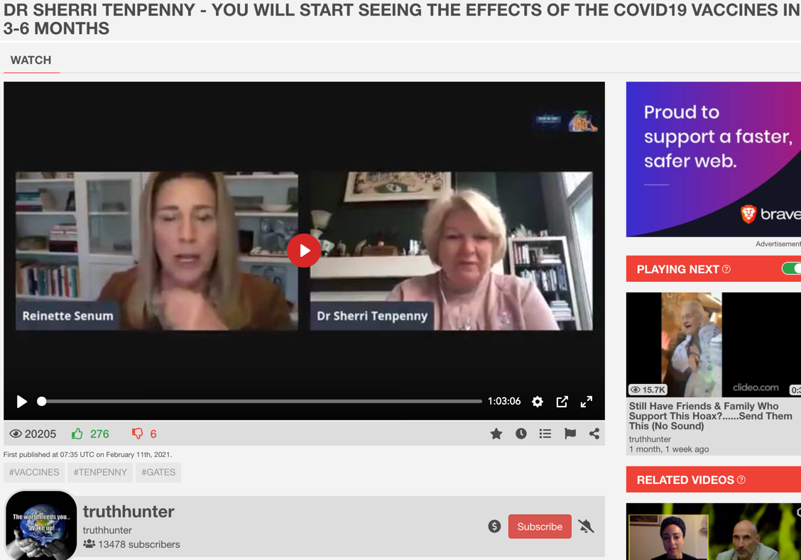 Sherri Tenpenny Bitchute6