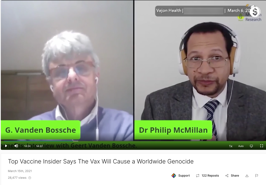 Vaccine worldwide genocide video Bitchute lbry.tv
