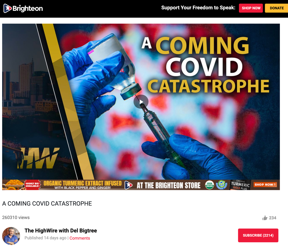 Del Bigtree Brighteon