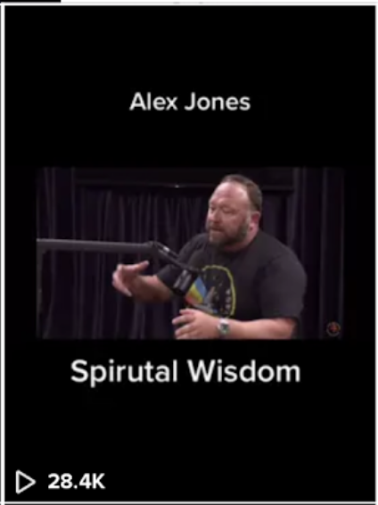 alex jones tiktok