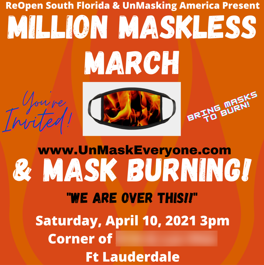 image of flyer with details of the event