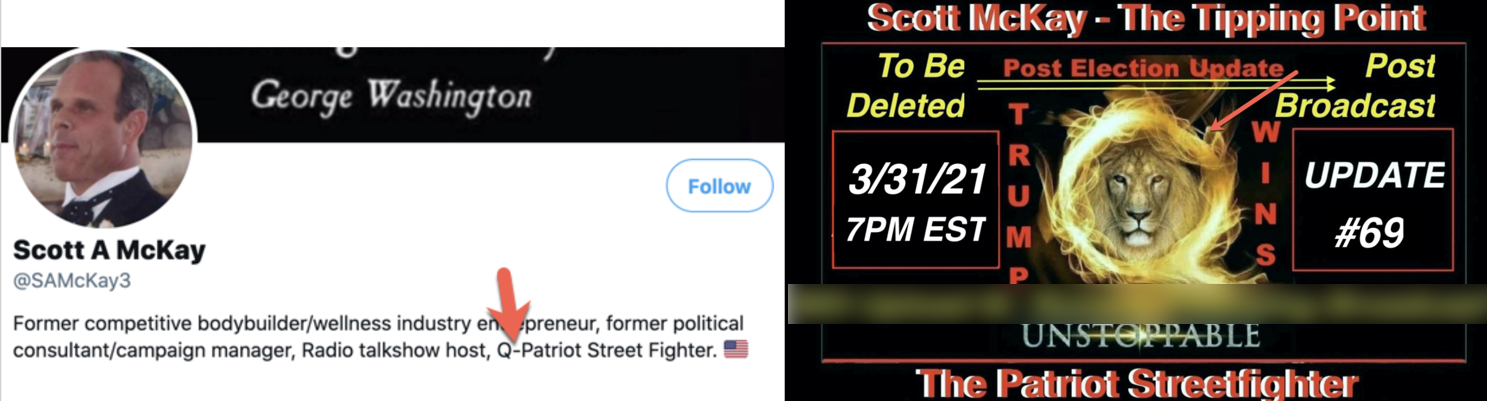 Scott McKay QAnon support