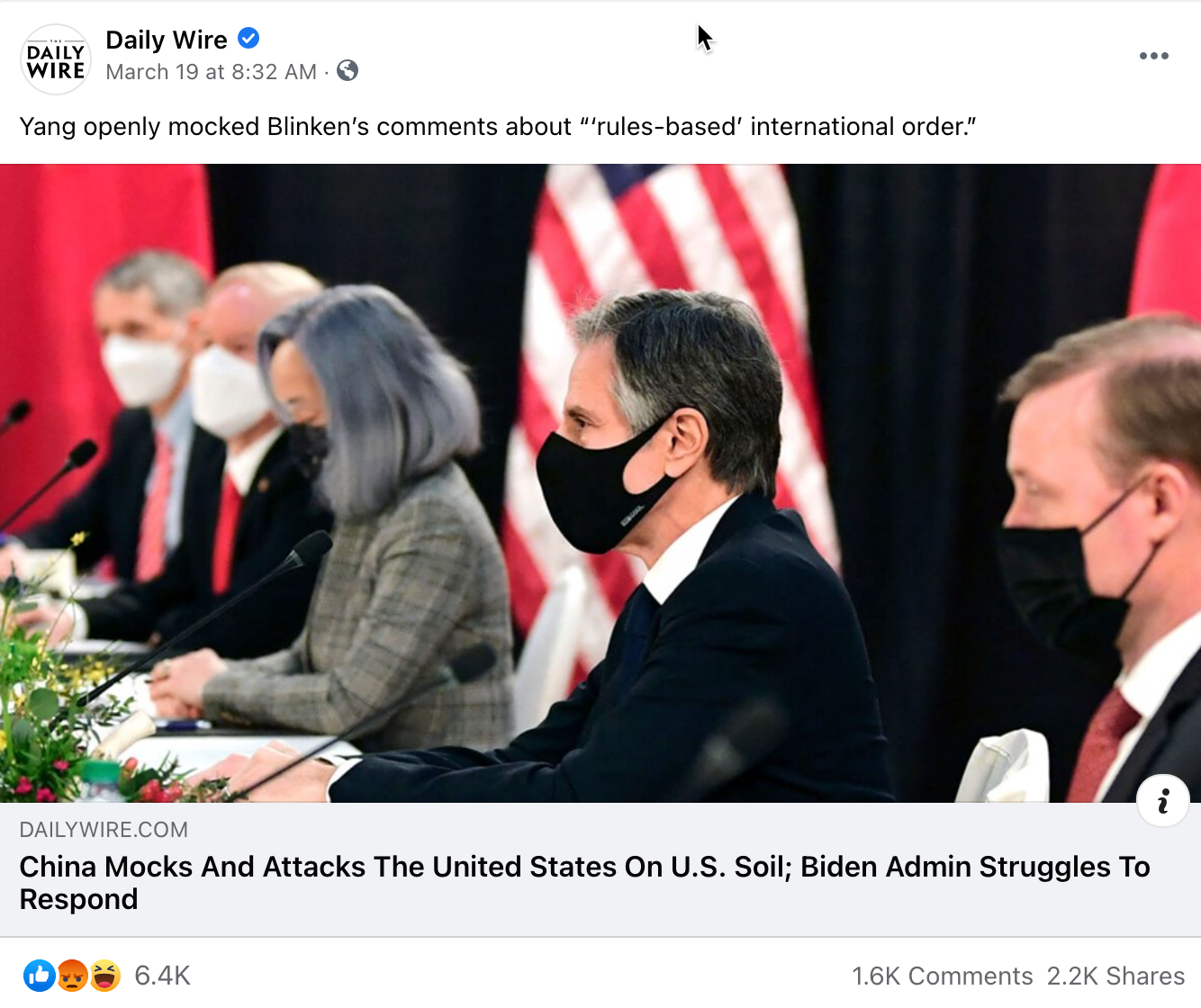 image of facebook post