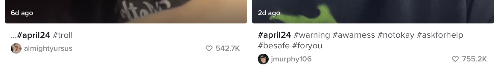 hundreds of thousands of views april 24