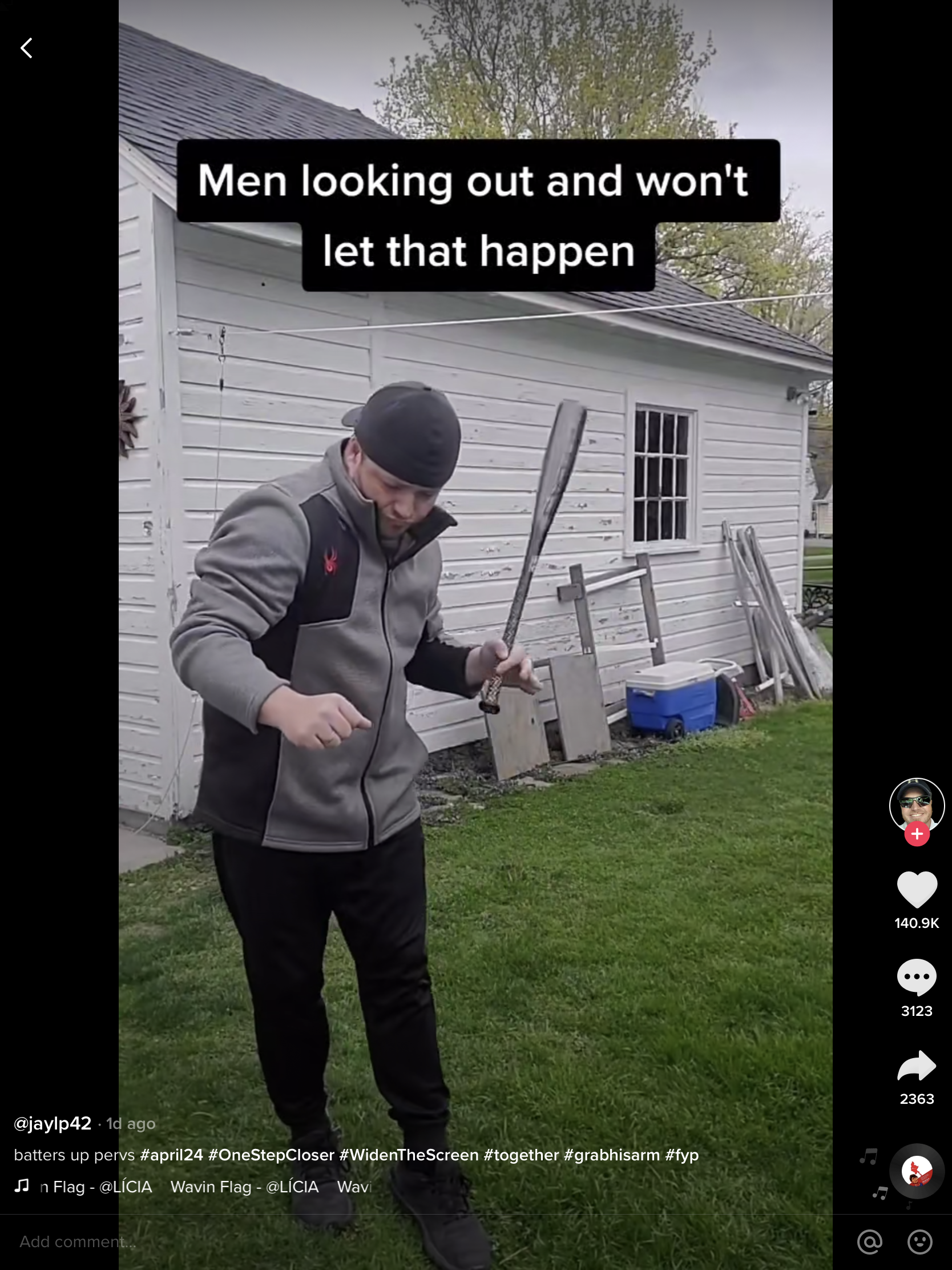 April 24 baseball bat