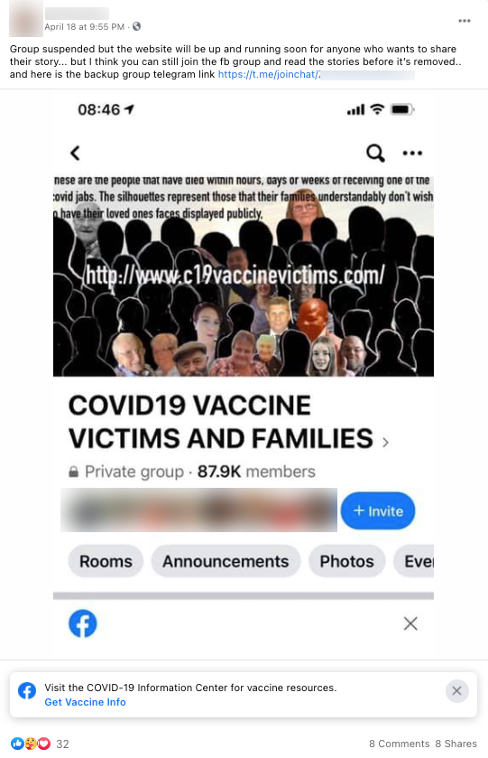 image of facebook post