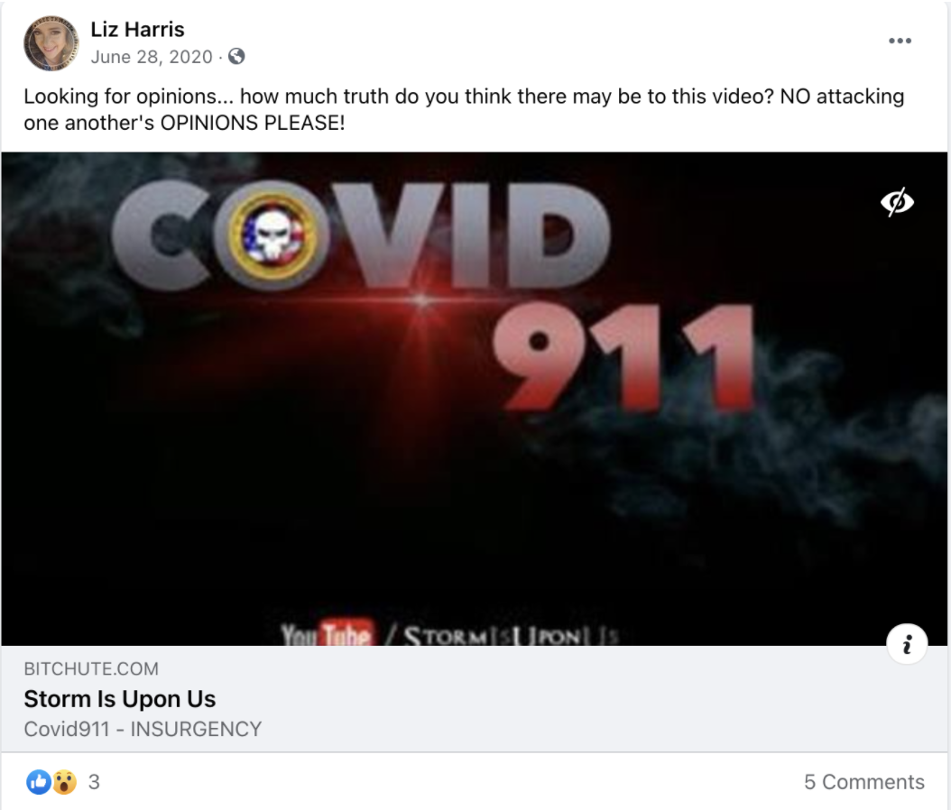 qanon video from harris