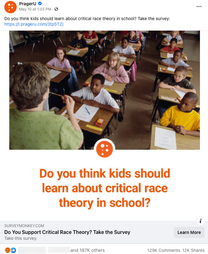 image of facebook post