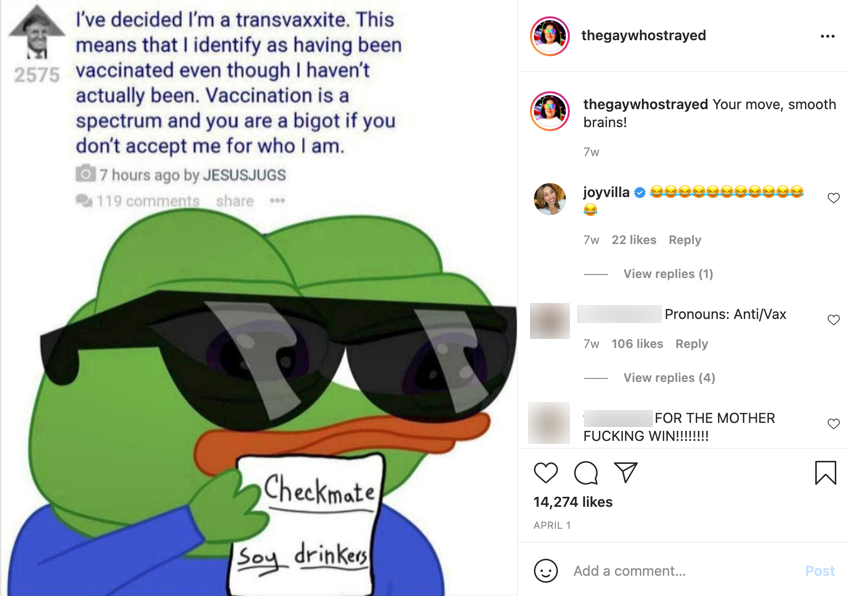 Instagram TheDonald meme