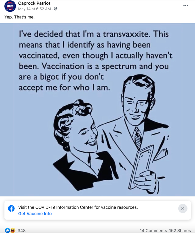 Facebook post meme1