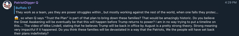 Lindell QAnon Telegram