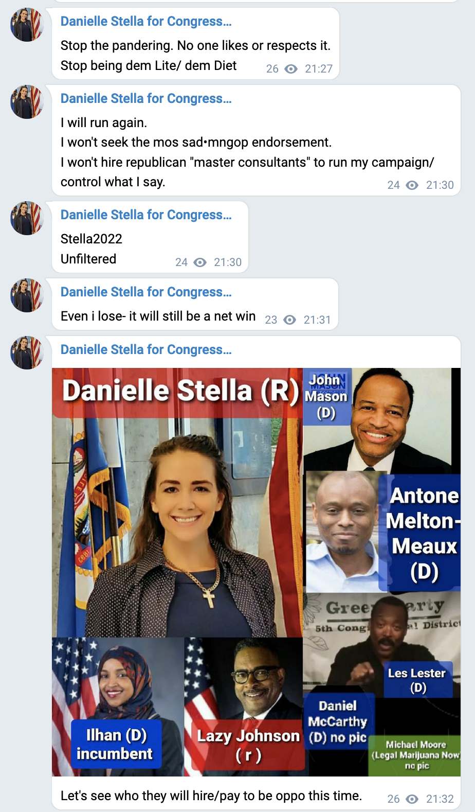 Danielle Stealla campaign 2022