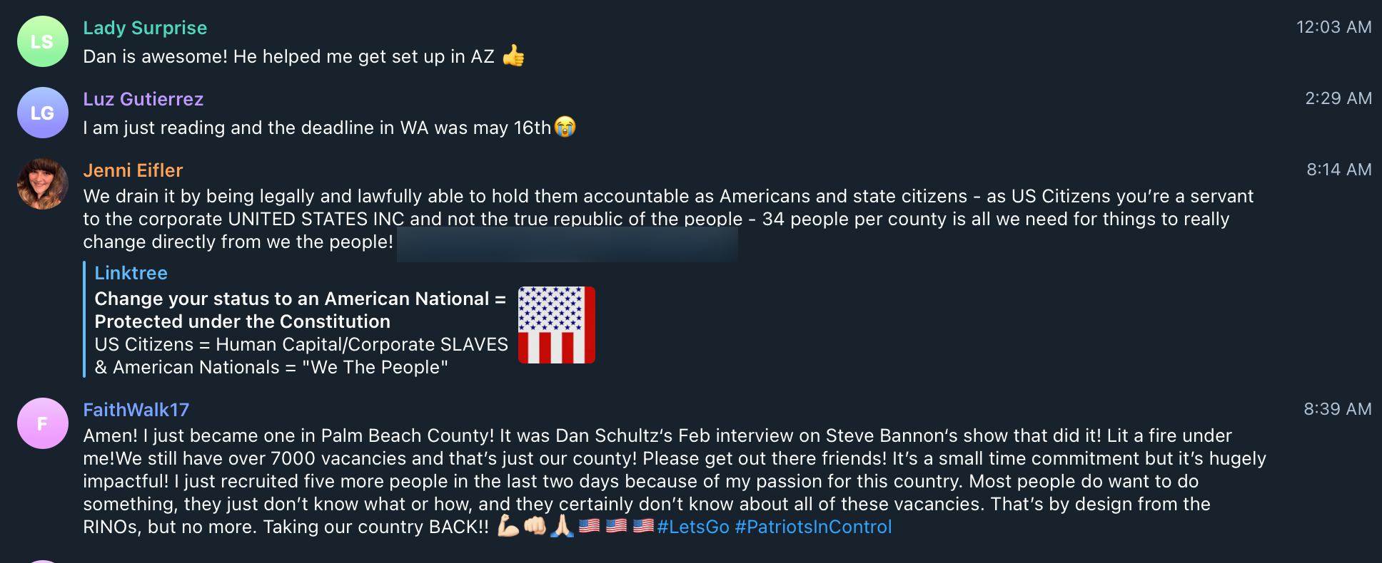 RedPill78 precinct promotion responses