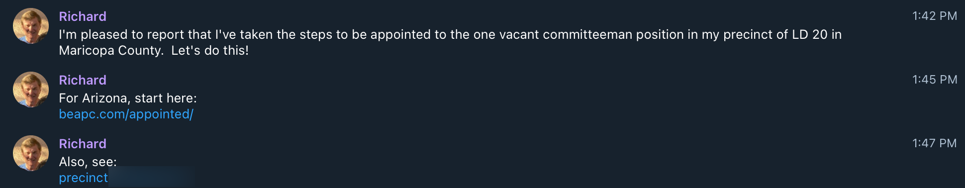 Praying Medic precinct promotion response3