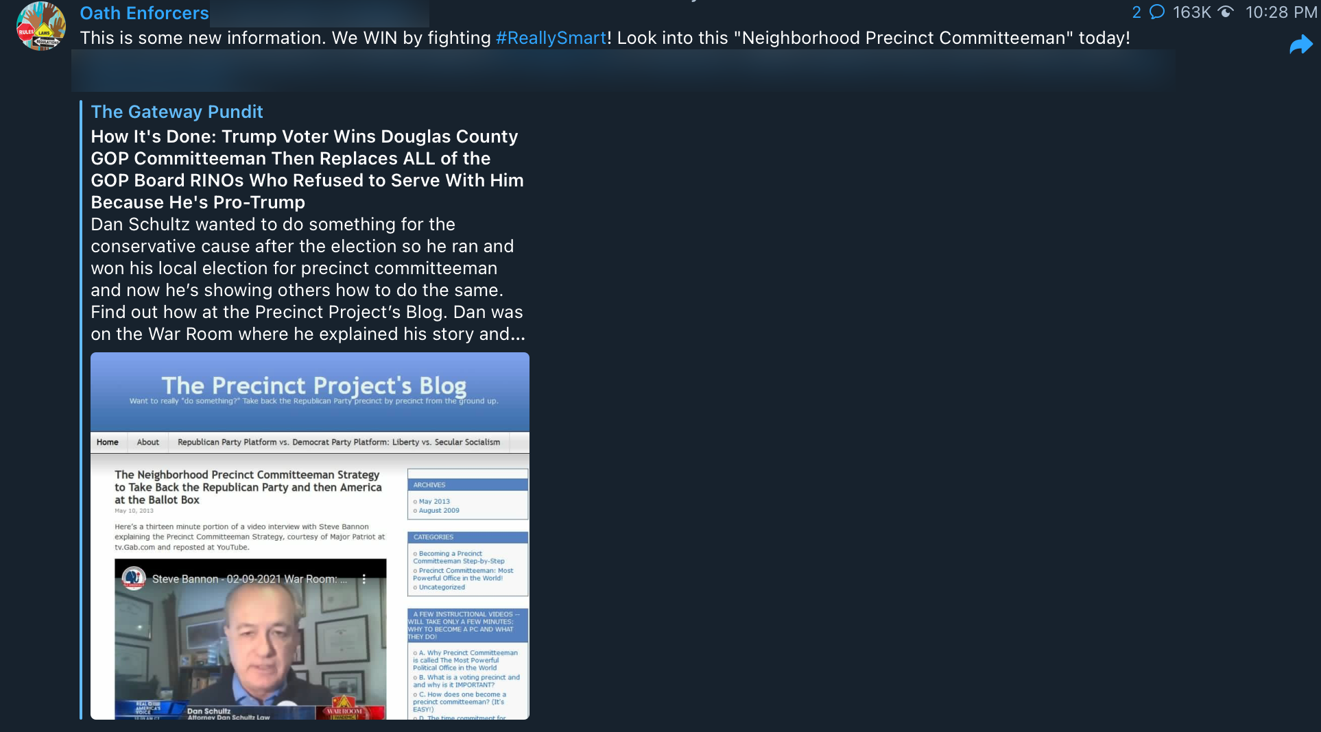 Oath Enforcers precinct plan