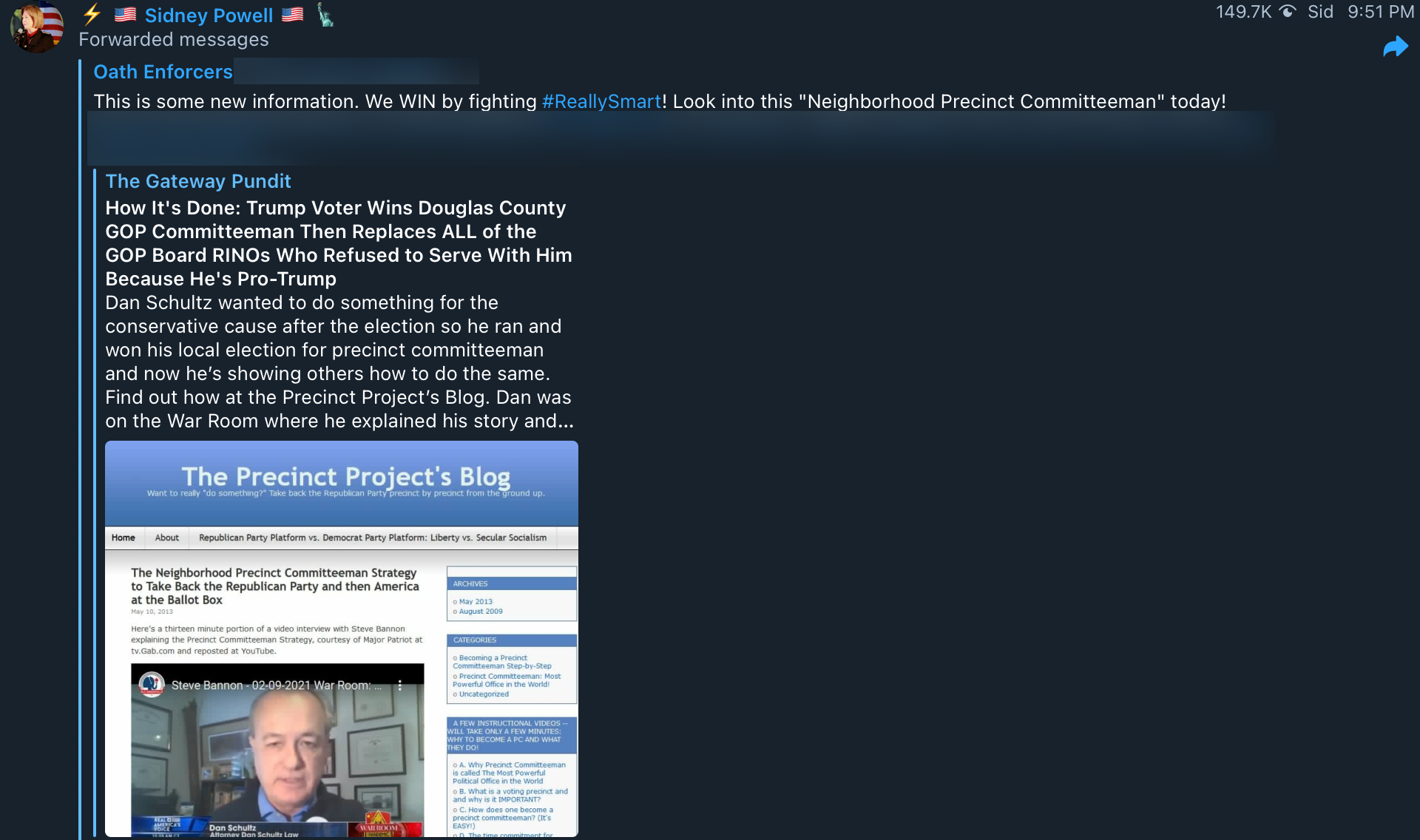 Sidney Powell precinct plan