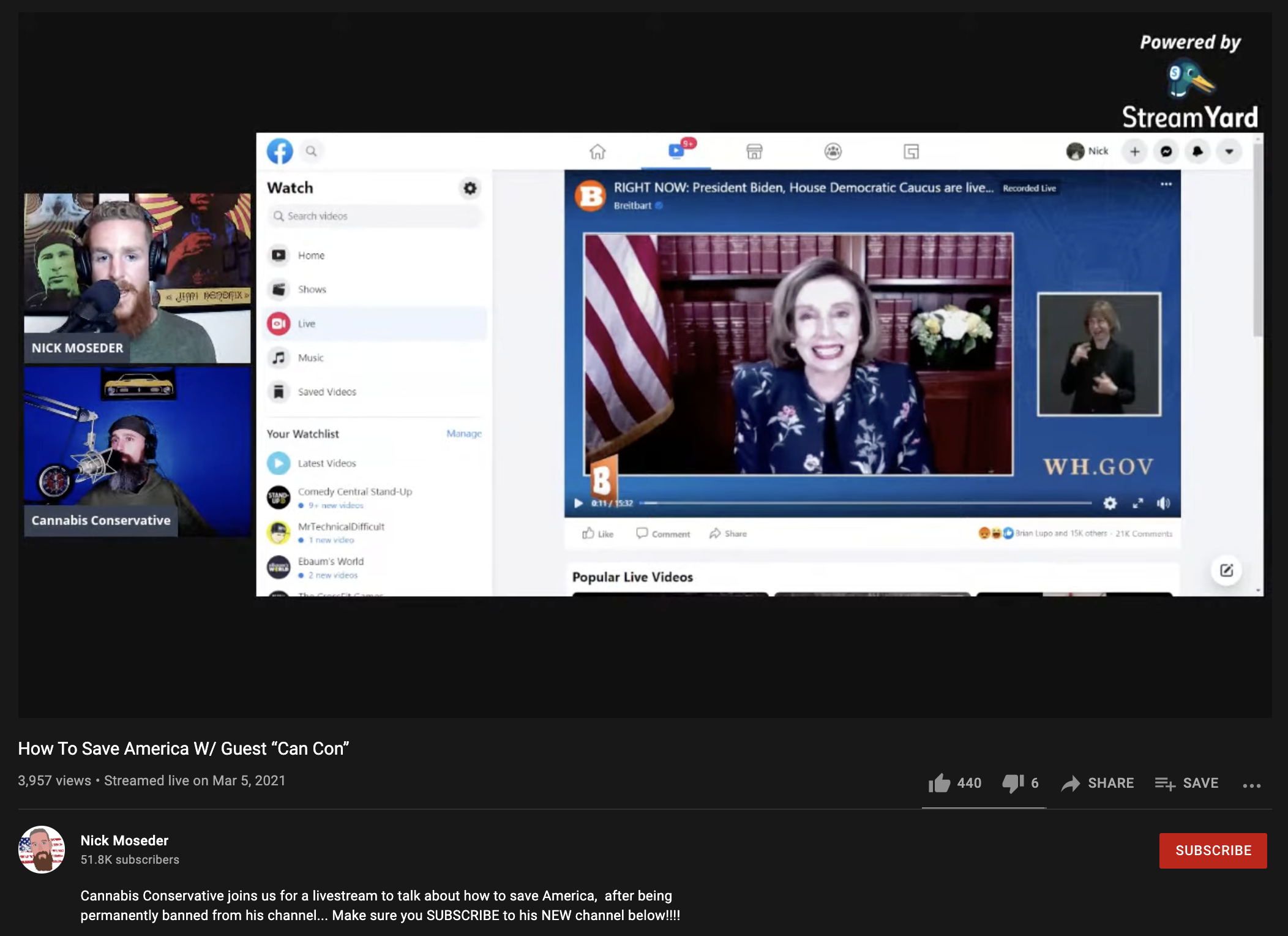 Moseder youtube guests