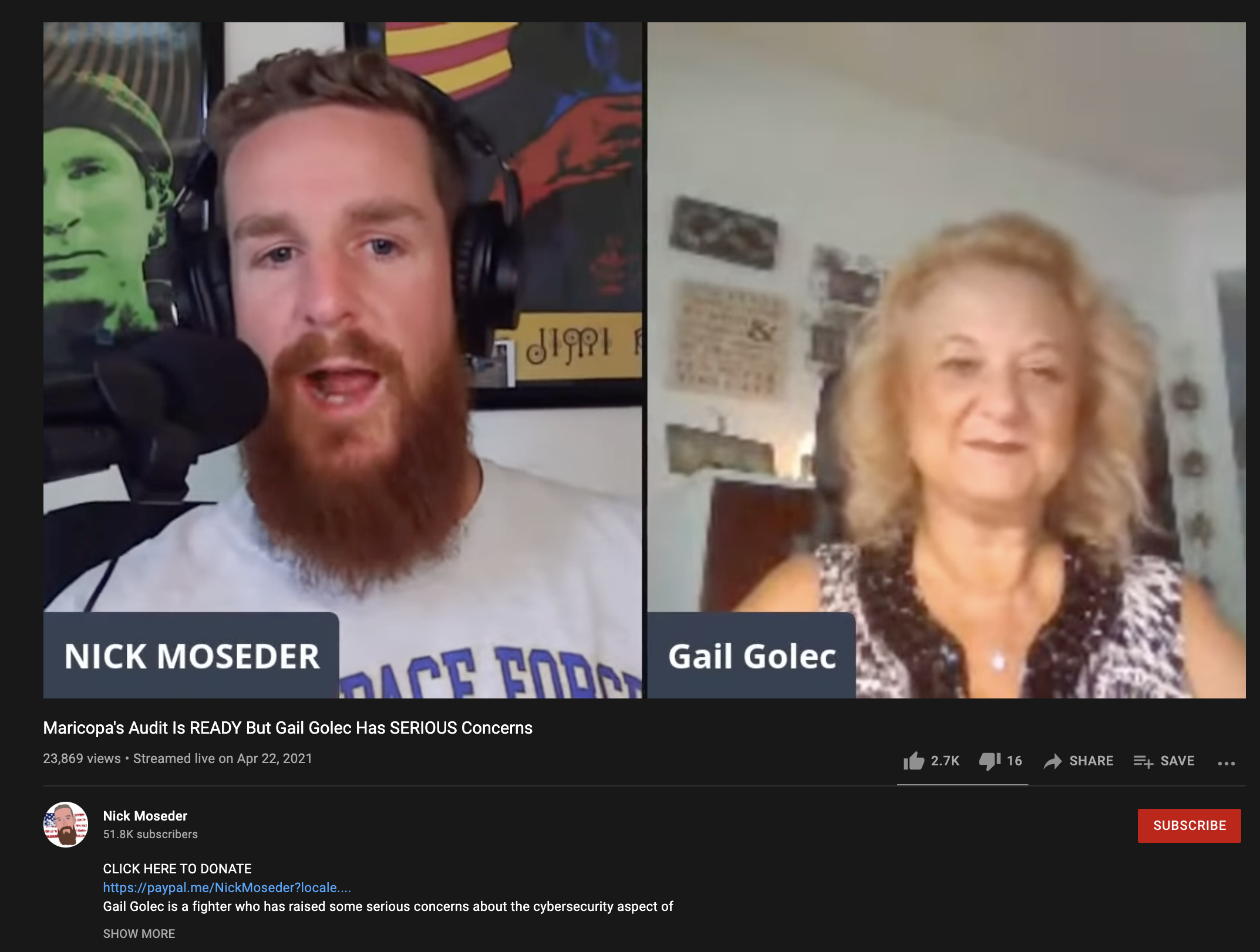 moseder and gail youtube