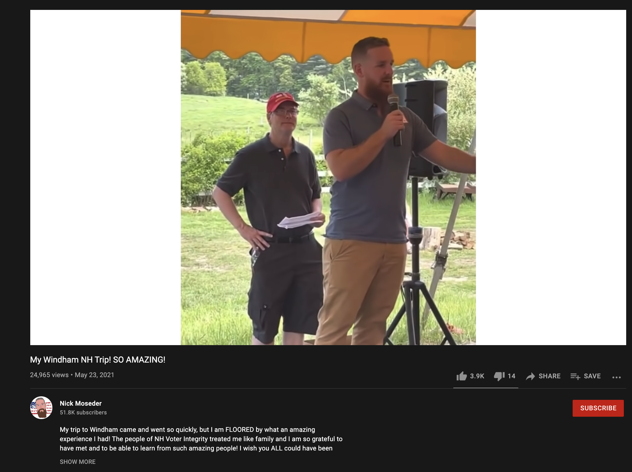 moseder livestream audit rally