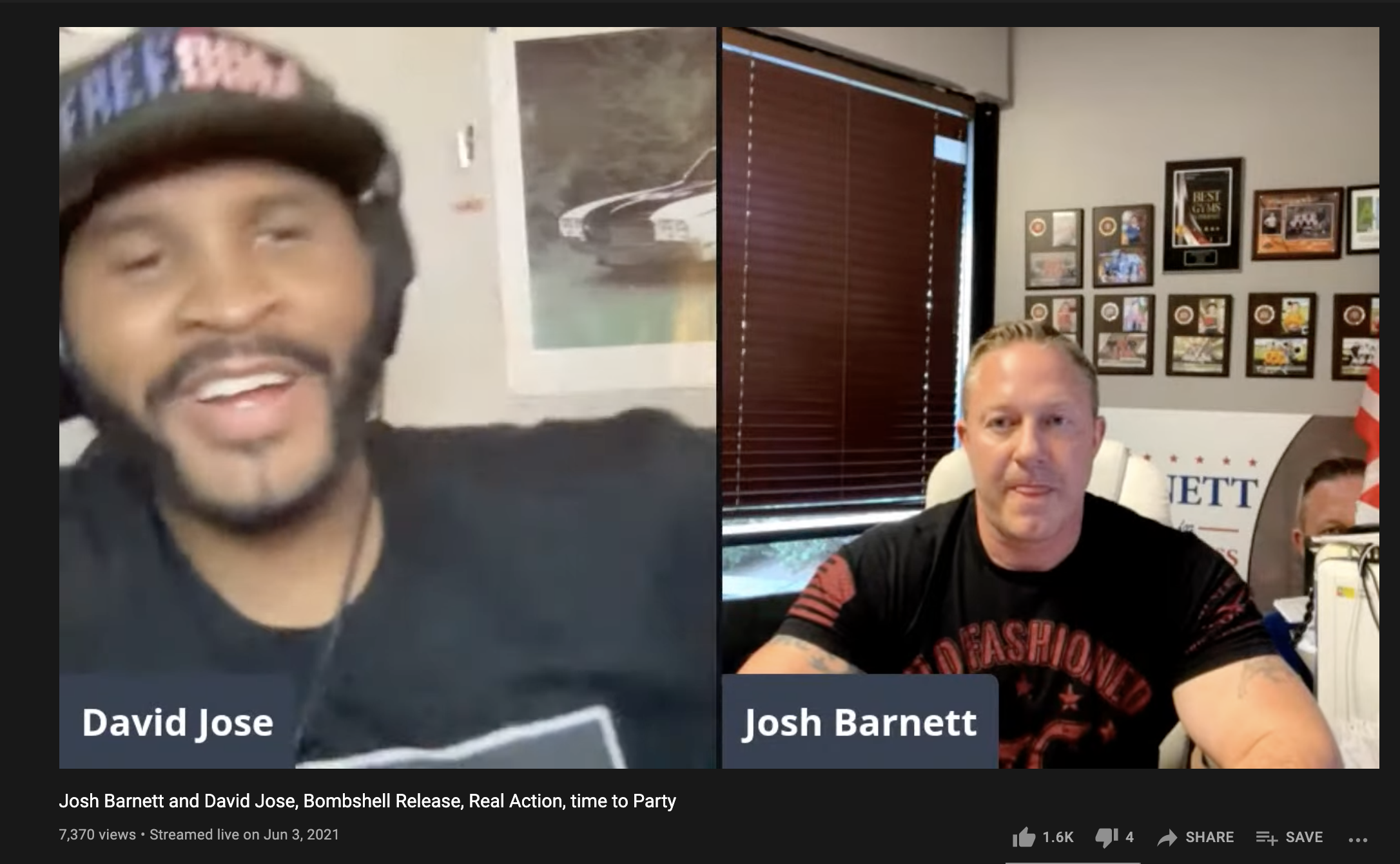 Josh Barnett and David Jose, Bombshell Release, Real Action, time to Party