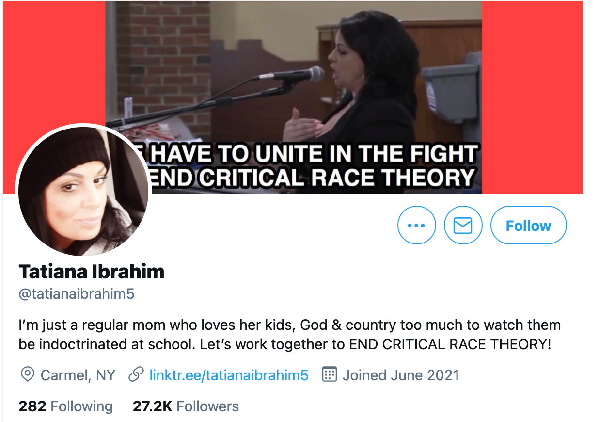image of twitter account