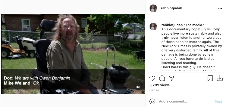 Benjamin -- harassment / followers