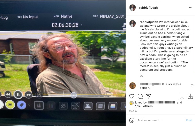 Benjamin -- harassment 2