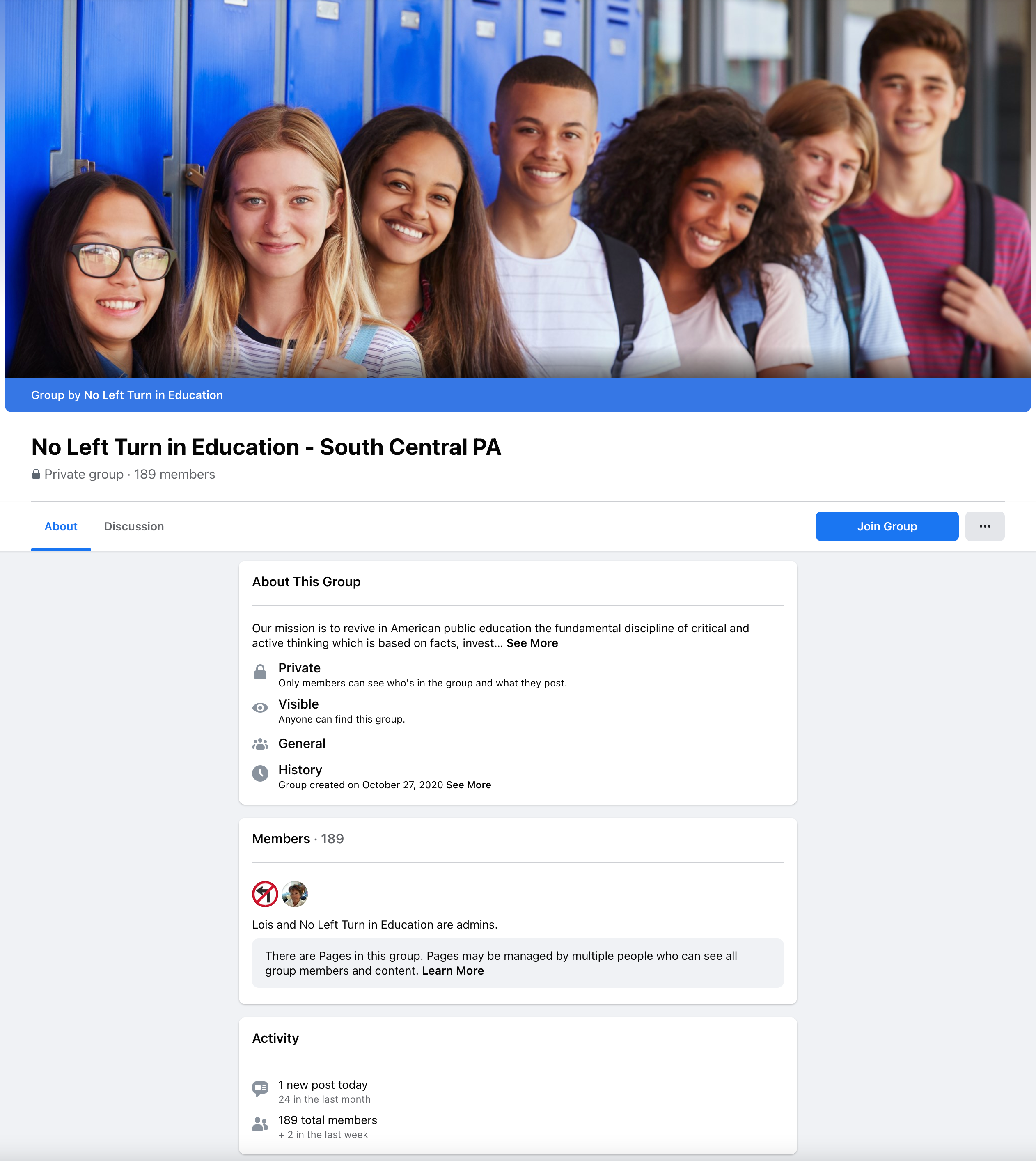 image of facebook group