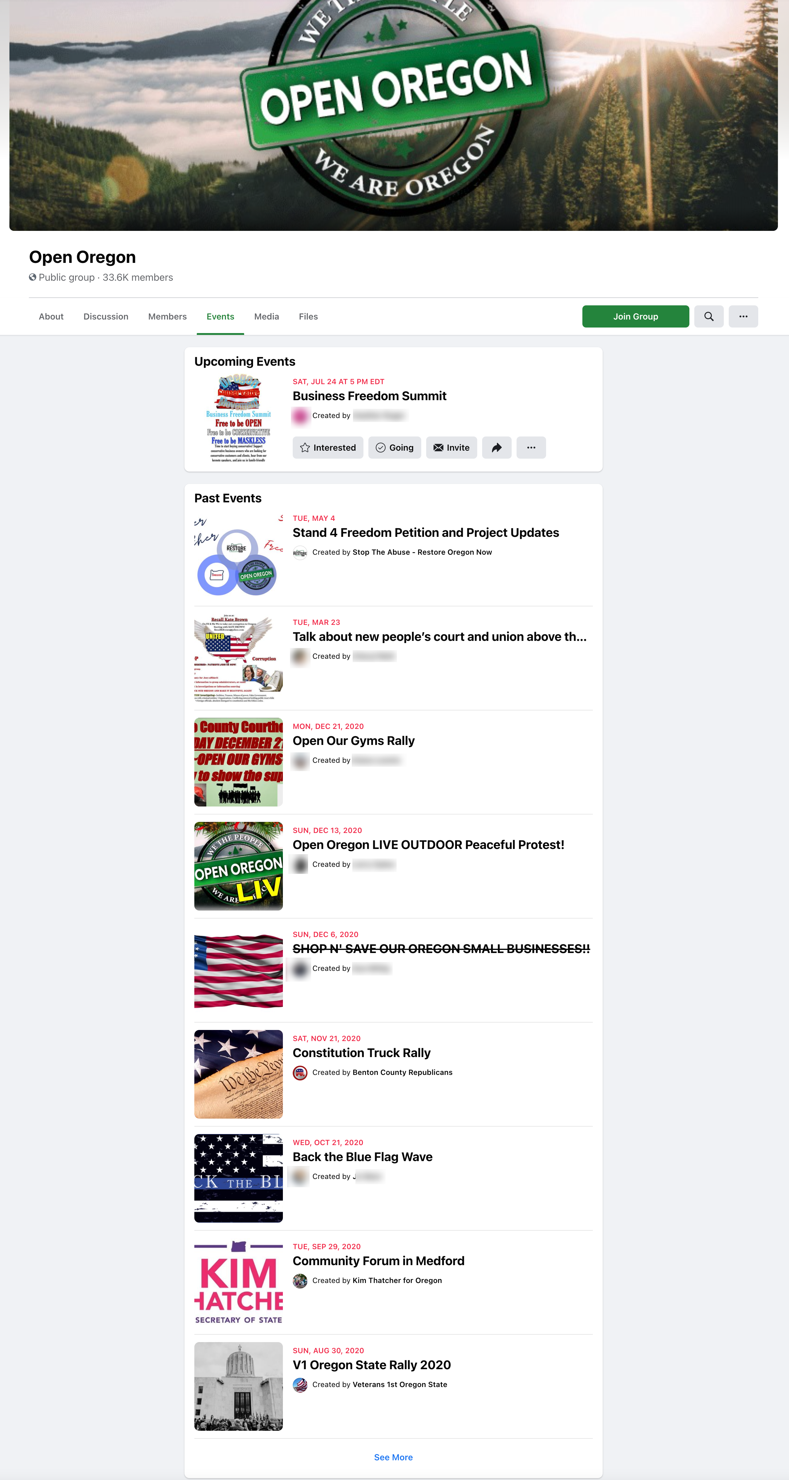 image of facebook group